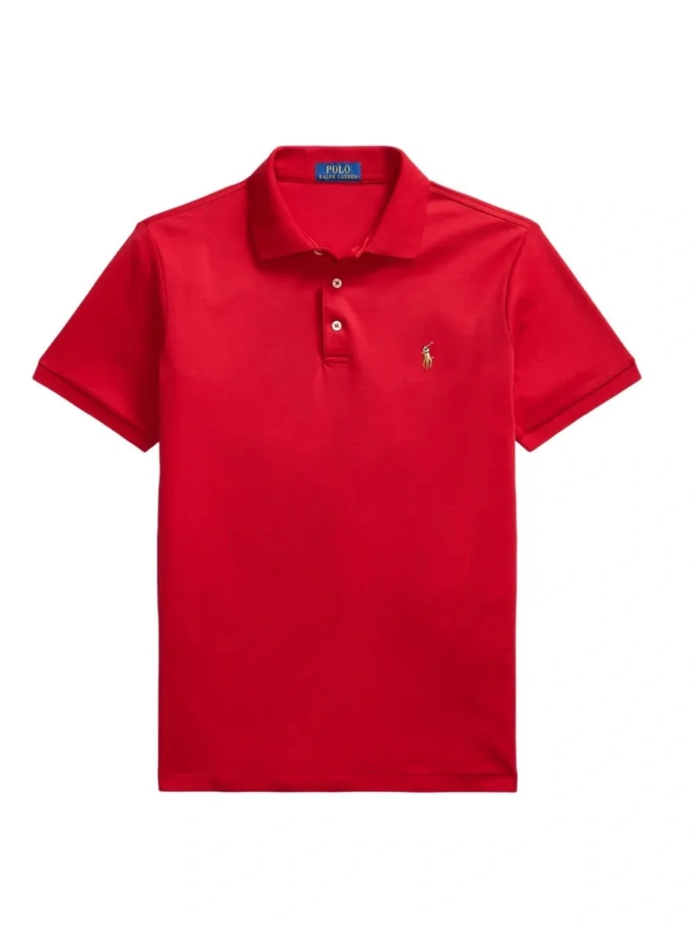Polo Ralph Lauren Soft Touch Polo Shirt Mens Size XL Red Pima Cotton Pony Logo
